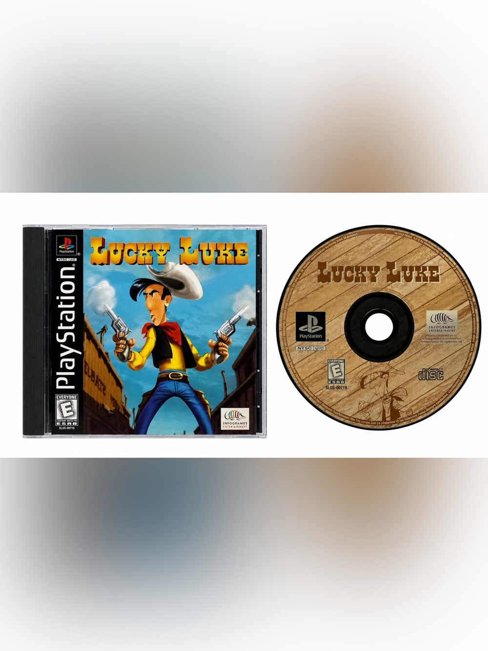 Lucky Luke (Sony Playstation 1 PS1, 1998) Complete w/Manual-Case CIB - Tested